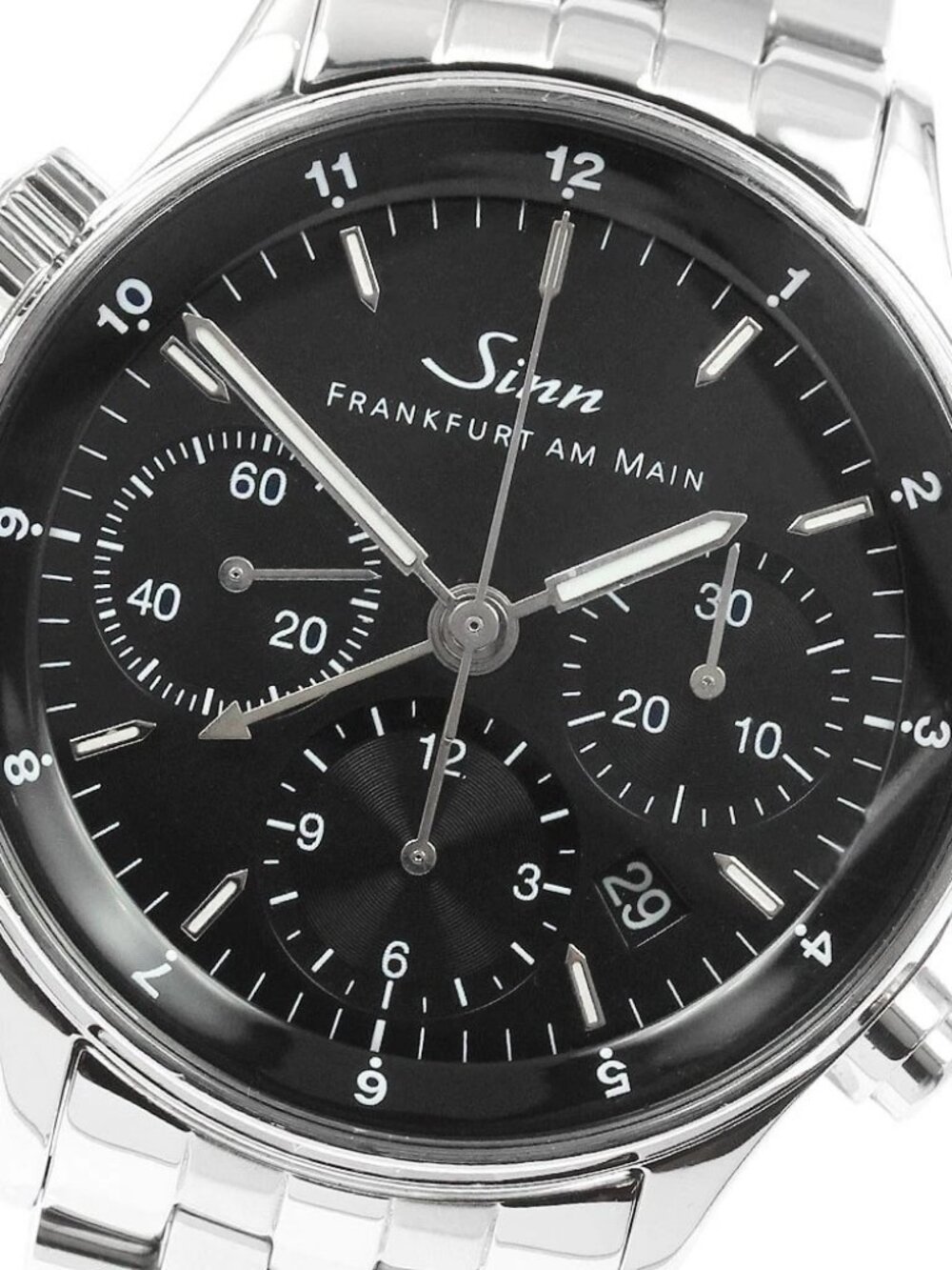 Sinn Frankfurt Financial Watch 6000 Chronograph Date Automatic Mens Watch_950514